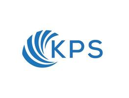 kps abstrato o negócio crescimento logotipo Projeto em branco fundo. kps criativo iniciais carta logotipo conceito. vetor