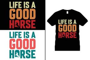 cavalo camiseta projeto, engraçado cavalo amante vetor. usar para camiseta, canecas, adesivos, cartões, etc. vetor
