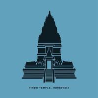 hindu têmpora, Indonésia vetor ícone. uma lindo hindu têmpora ícone.