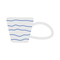 cerâmico caneca para chá ou café. vetor ilustração com copo. ótimo Projeto para qualquer propósitos.