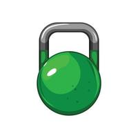 peso ginástica kettlebell desenho animado vetor ilustração