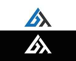 bt cartas iniciais logotipo Projeto monograma símbolo vetor. vetor