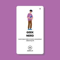 nerd nerd vetor