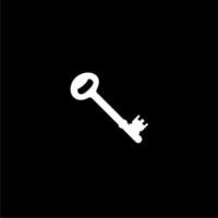 silhueta do a chave para ícone, símbolo, sinal, pictograma, local na rede Internet, aplicativos, arte ilustração, logotipo ou gráfico Projeto elemento. vetor ilustração