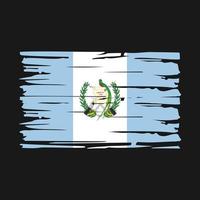 escova de bandeira da guatemala vetor