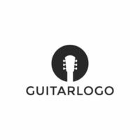 círculo acústico guitarra comprar, música show logotipo Projeto modelo vetor