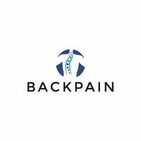 costas dor tratamento logotipo vetor ícone ilustração