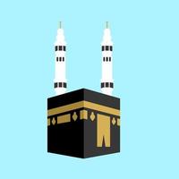 kaaba em meca vetor