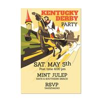 Ilustração Kentucky Derby ou qualquer evento temático de cavalo com vista em perspectiva vetor