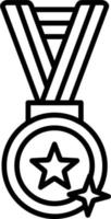 ícone de vetor de medalha