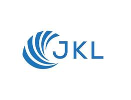 jkl abstrato o negócio crescimento logotipo Projeto em branco fundo. jkl criativo iniciais carta logotipo conceito. vetor