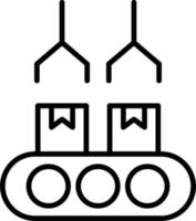 ícone de vetor de correia transportadora