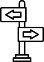ícone do vetor de direção