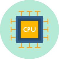 ícone de vetor de CPU