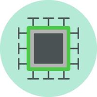 ícone de vetor de microchip