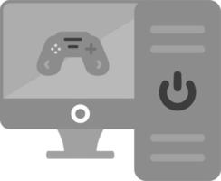 ícone de vetor de jogo de computador
