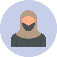 árabe mulher vetor ícone