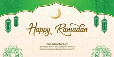 Ramadã kareem islâmico fundo vetor. feliz islâmico Novo hijri ano. gráfico Projeto para a decoração do presente certificados, faixas e folheto. vetor