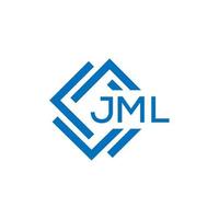 jml carta logotipo Projeto em branco fundo. jml criativo círculo carta logotipo conceito. jml carta Projeto. vetor