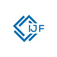 jf carta logotipo Projeto em branco fundo. jf criativo círculo carta logotipo conceito. jf carta Projeto. vetor