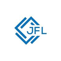 jfl carta logotipo Projeto em branco fundo. jfl criativo círculo carta logotipo conceito. jfl carta Projeto. vetor
