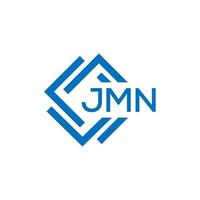 jmn carta logotipo Projeto em branco fundo. jmn criativo círculo carta logotipo conceito. jmn carta Projeto. vetor