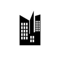 Construir cidade logotipo conceito idéia vetor