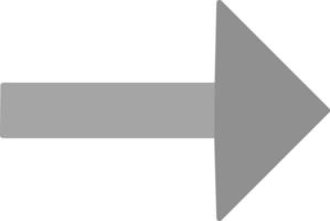 ícone de vetor de seta para a direita