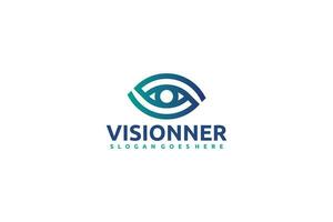 Logotipo da visão vetor