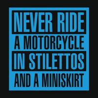 design de camiseta de moto vetor