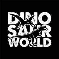 dinossauro camiseta Projeto vetor