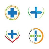 imagens de logotipo de cuidados médicos vetor