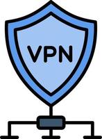 ícone de vetor vpn