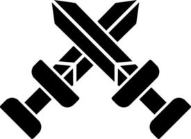 ícone de vetor de espadas