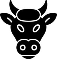 ícone de vetor de vaca