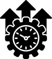 ícone do vetor de produtividade