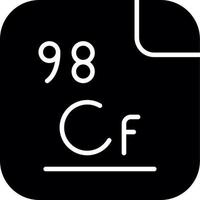 californium vetor ícone