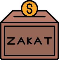 ícone de vetor de zakat
