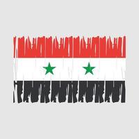 vetor de bandeira da síria