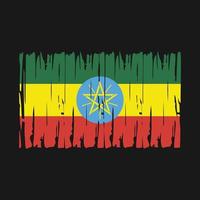 vetor bandeira da etiópia