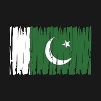 vetor da bandeira do Paquistão