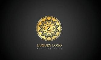 moderno luxo carta logotipo para elegante o negócio e companhia vetor