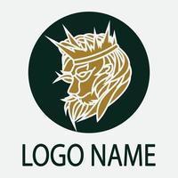 ícone de vetor de modelo de logotipo de leão