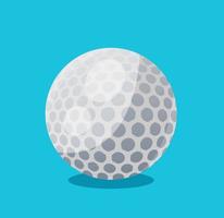 golfe bola isolado vetor ilustração