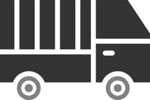 ícone de vetor de caminhão de entrega