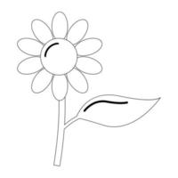 flor ícone ilustração vetor