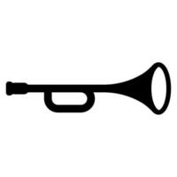 trompete logotipo ilustração vetor