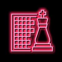 sinal de ilustração vetorial ícone de cor geek de xadrez vetor