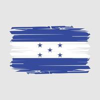 vetor de escova de bandeira de honduras