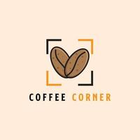 café canto fazer compras logotipo Projeto vetor